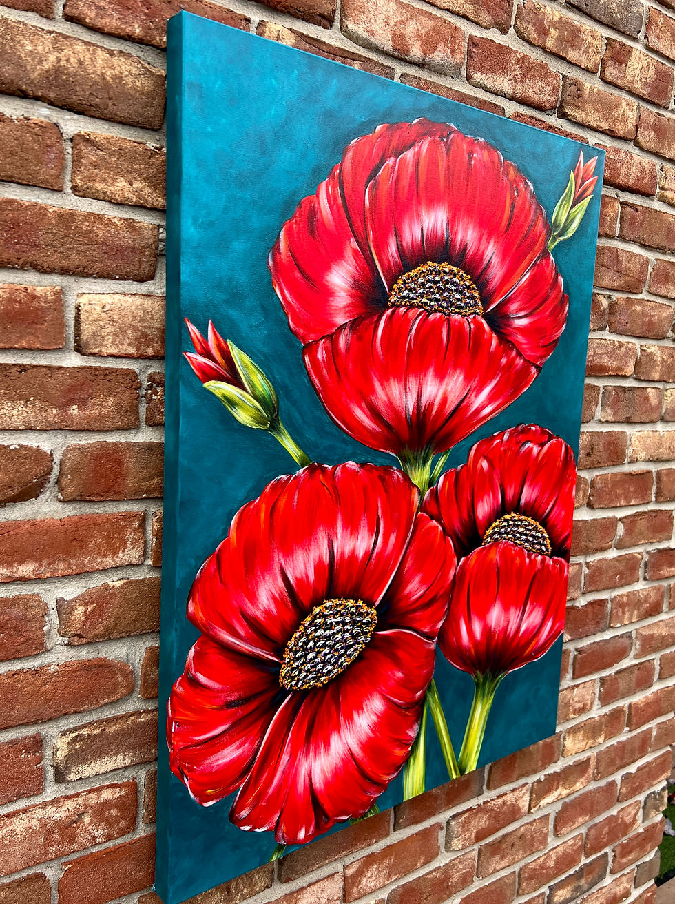 Thumbnail: Poppies #1315 (30" x 40")
