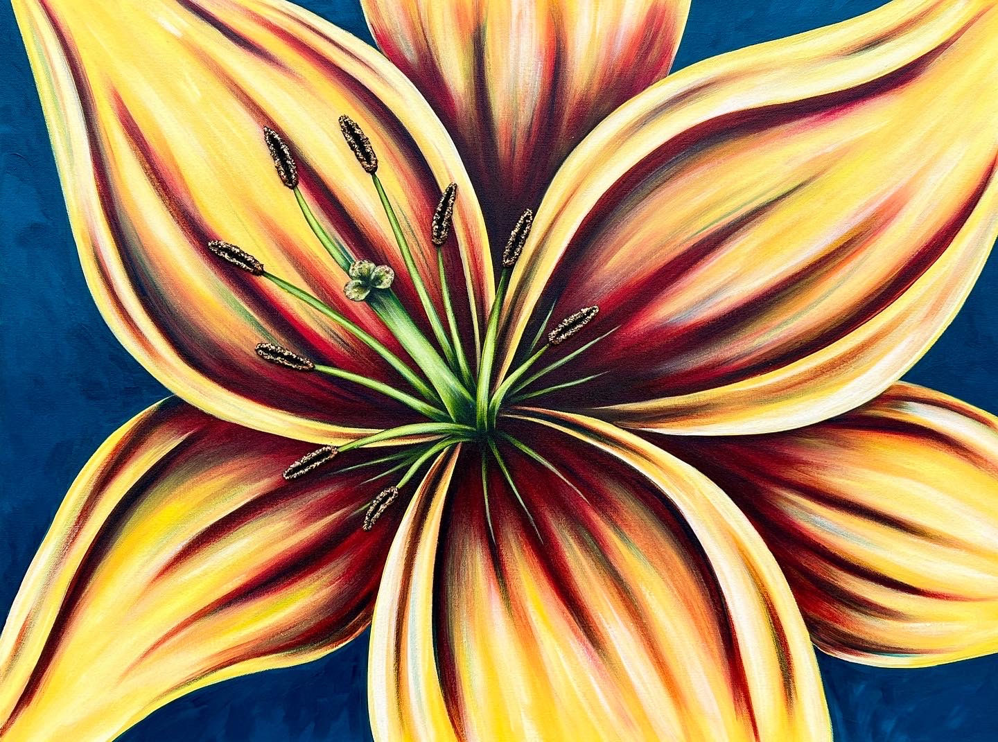 Not So Mellow Yellow #1415 (30" x 40")