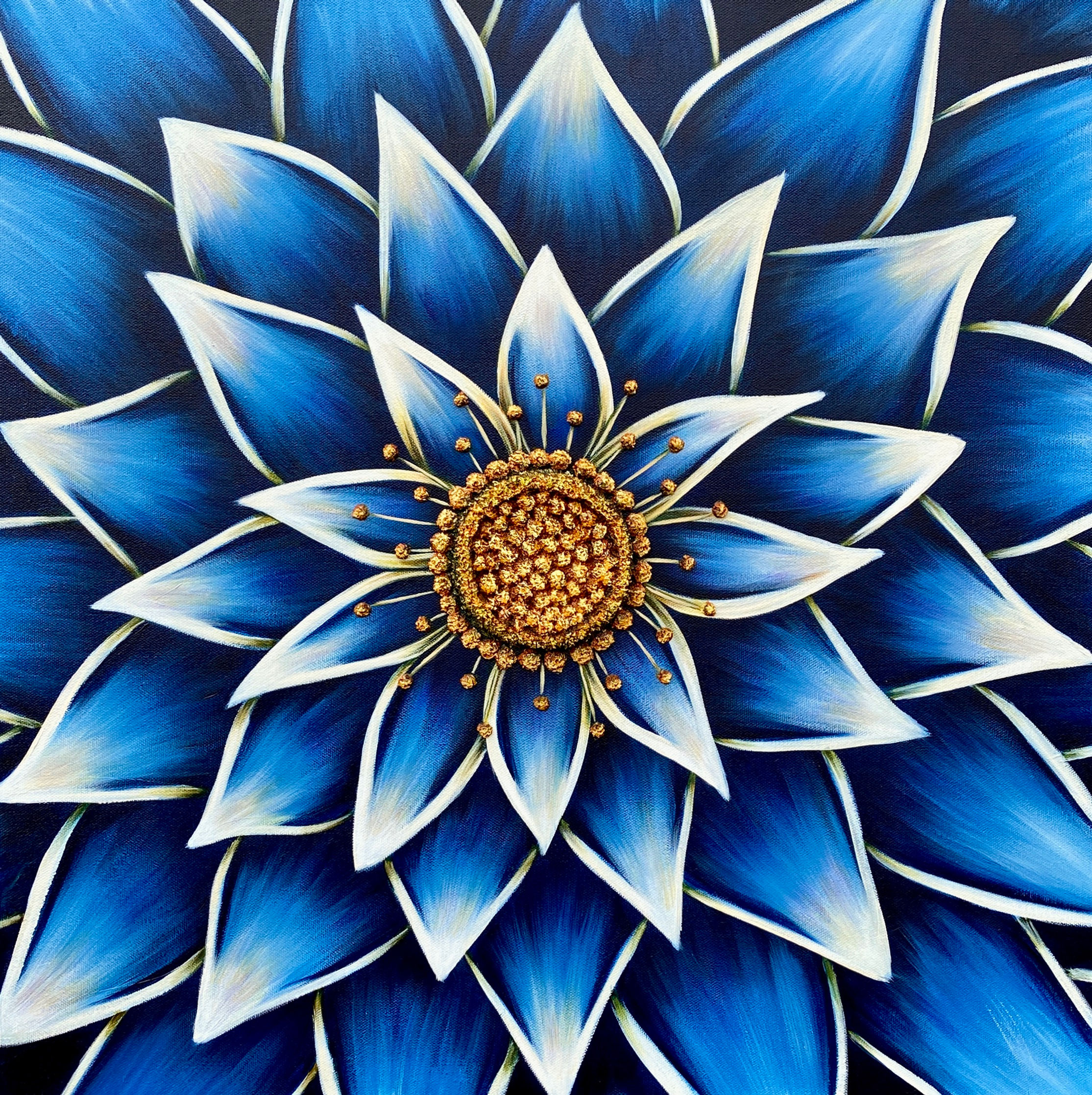 Royal Blues #1360 (24" x 24")