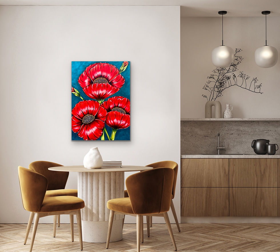 Thumbnail: Poppies #1315 (30" x 40")