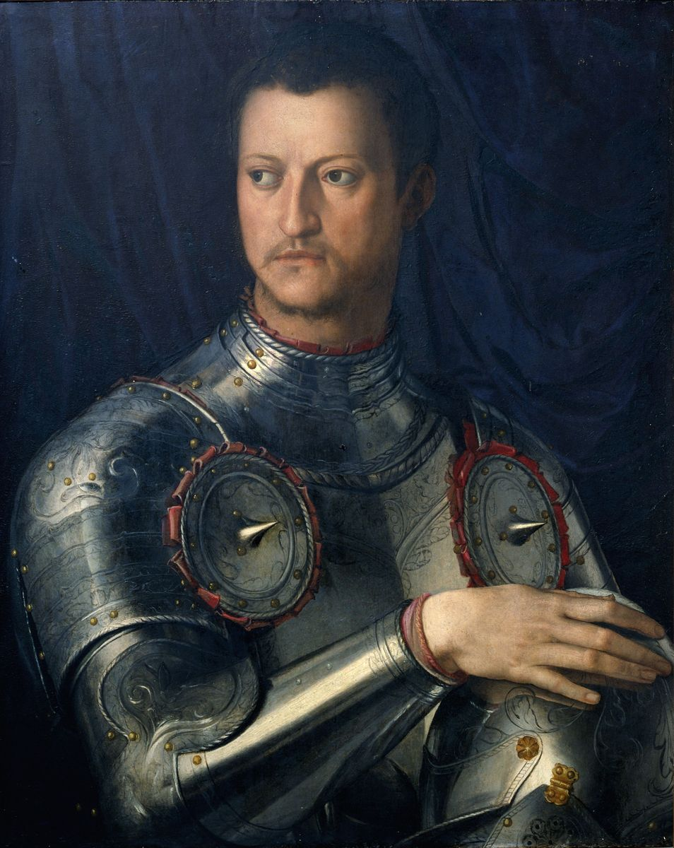 Agnolo Bronzino, Ritratto di Cosimo I in armatura, 1545, Galleria degli Uffizi