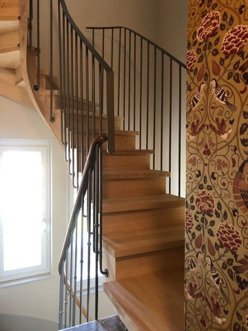 Escalier bois-métal