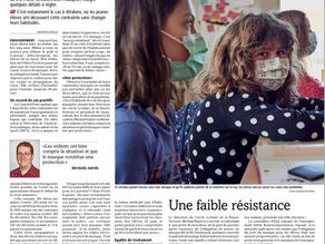 Les élèves ont su rebondir