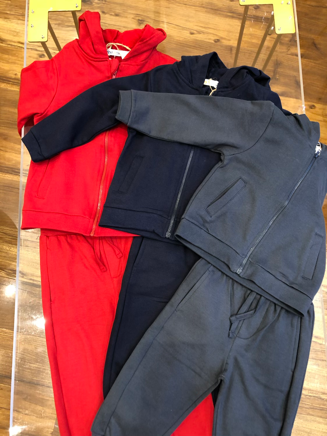 Vinci Zip Hoody Tracksuit Red