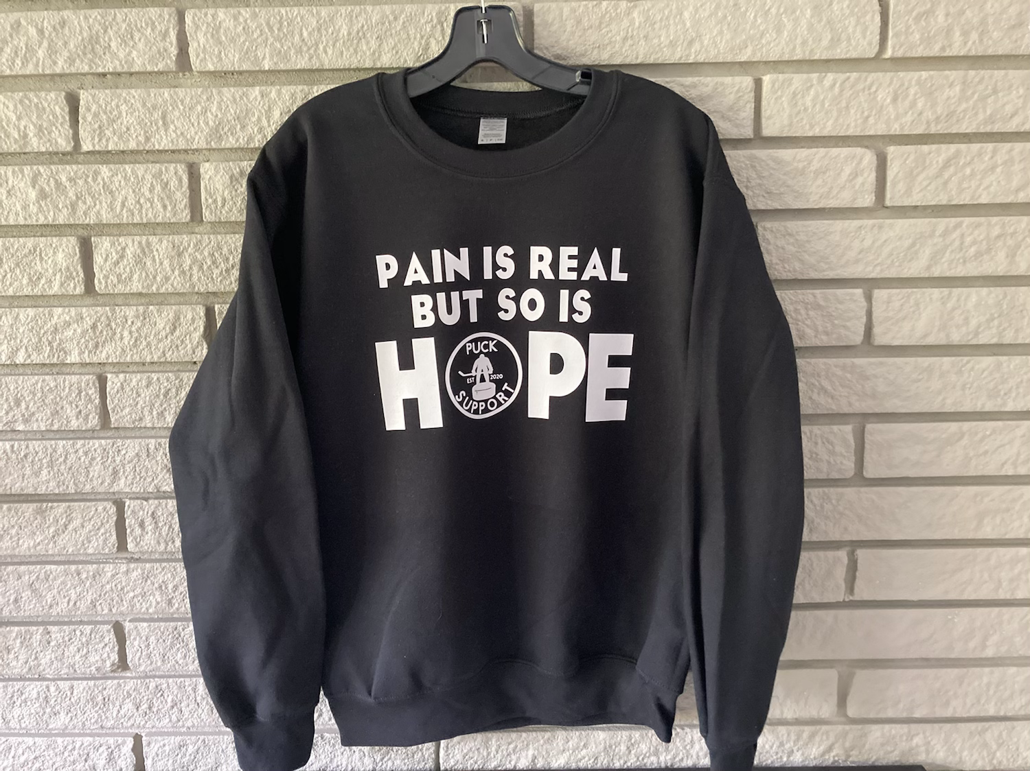 Pain Is Real But So Is Hope - Crew Neck