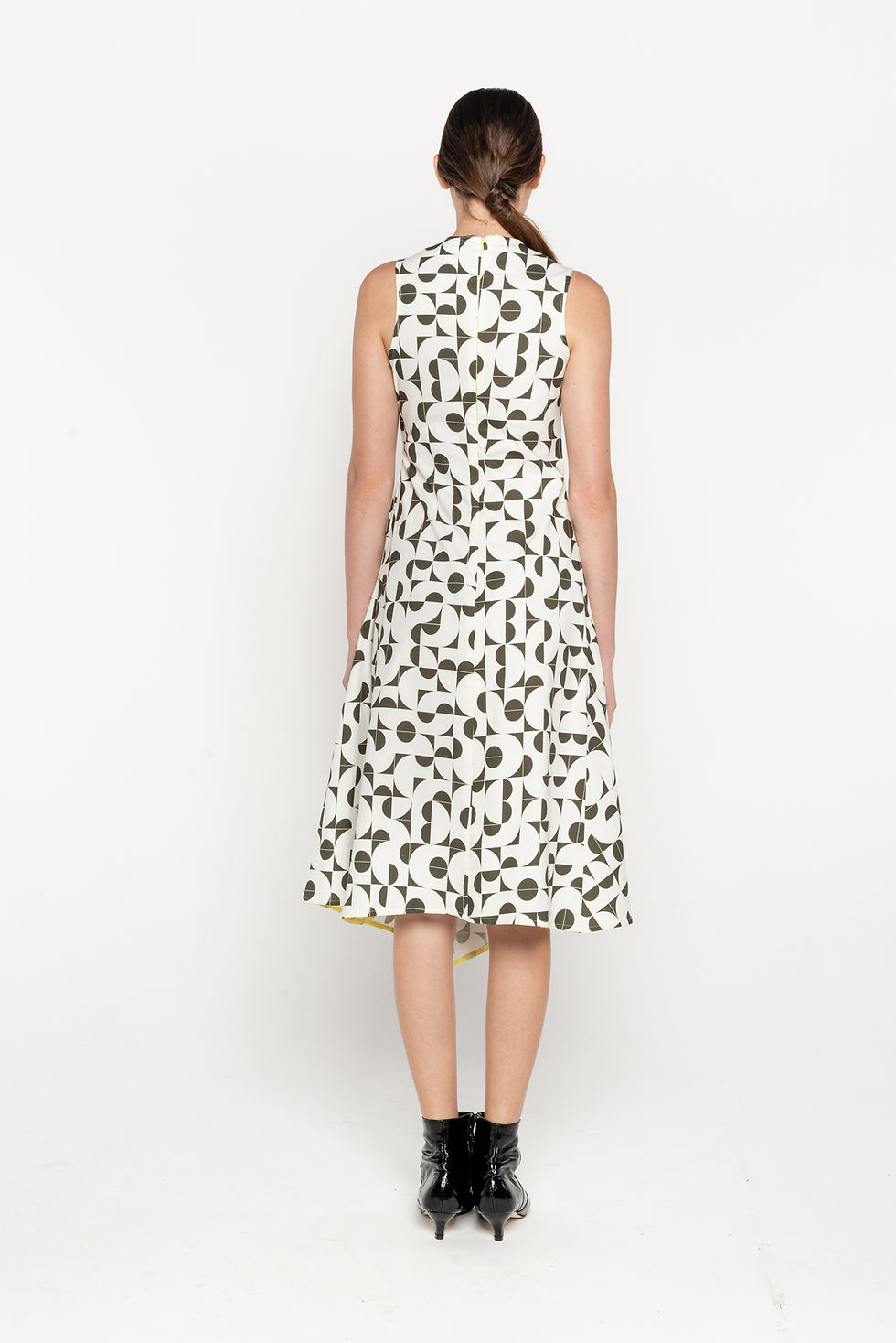 Thumbnail: pleat print midi dress