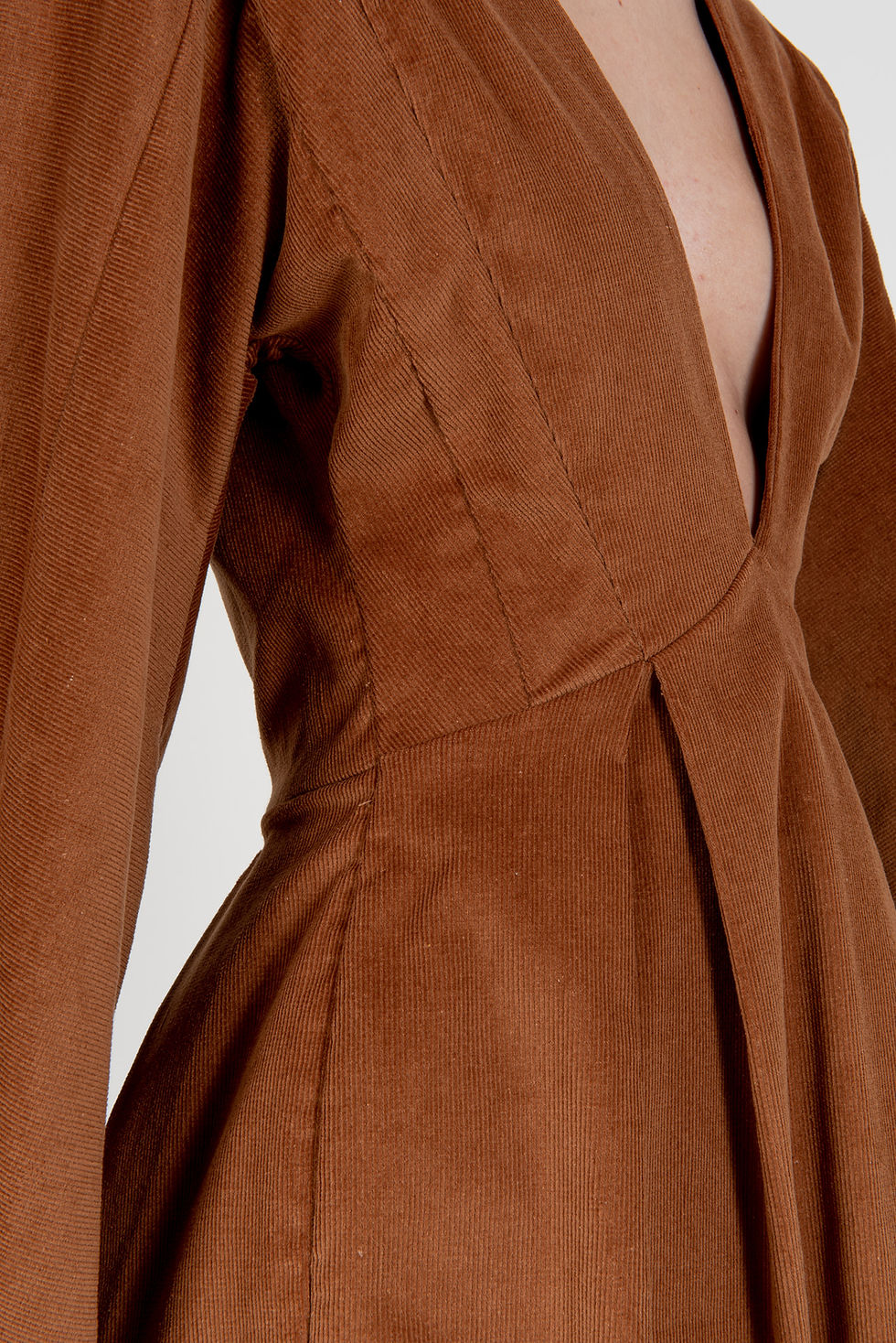 Miniatura: Vestido Mini Sociedade Francesa Caramelo