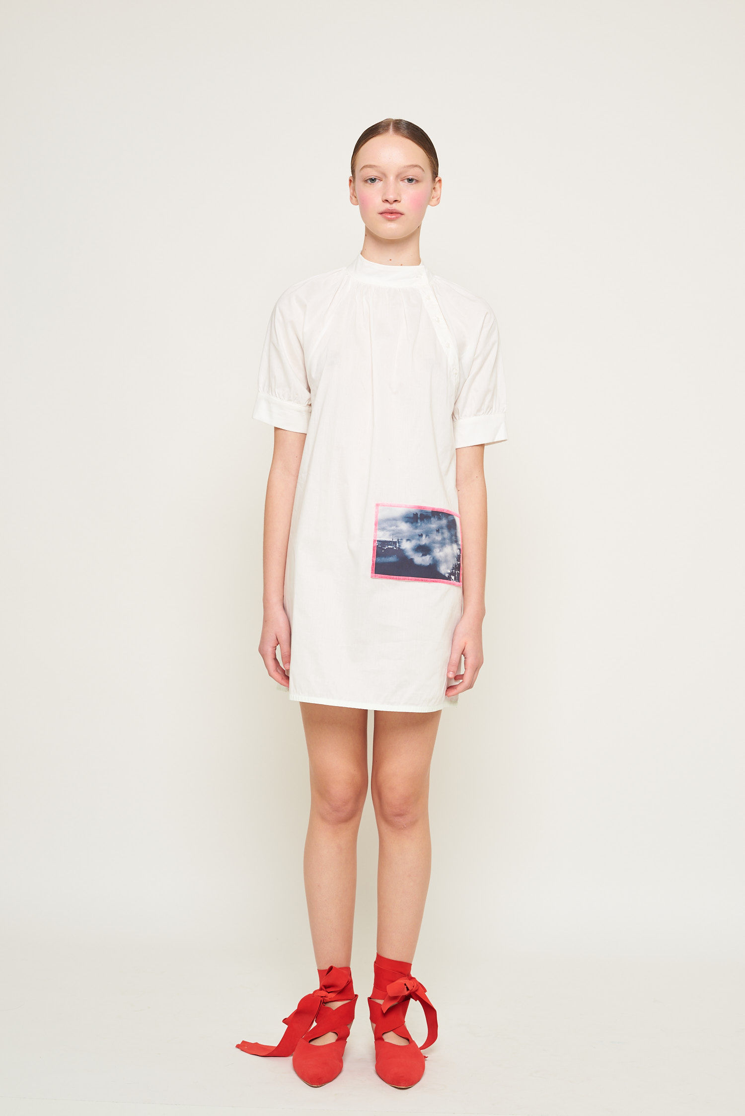 Camisa 19 alongada tricoline