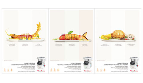 Pub Moulinex, Cuisine Companion affiche 2
Philippe MARTINEAU, PHOTOGRAPHE CULINAIRE à Paris, Photo culinaire + vidéo, Studio équipé cuisine, portrait, packshot, plat, verrerie, vin, cocktail, etc...
