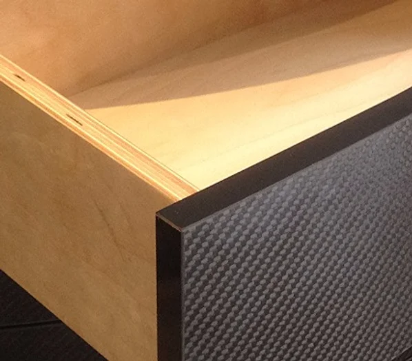 Carbon Fiber Curved Desk Prestige Custom Furn