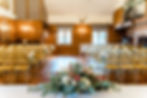 Indoor ceremony set up