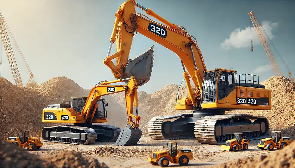 Diferencias entre Excavadora 210 y 320