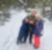 We threw snowballs at eachother on our hike through the snow. 