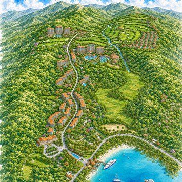 Bohol Island Resort, Luxury Resort Design, Resort Master Plan, 필리핀 복합 리조트 마스터 플랜, 호텔 마스터 플랜, 관광단지 마스터플랜