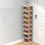 Thumbnail: 9Tier Narrow Entryway Shoe Rack Plastic Vertical Shoe Organizer Space Saving Fre