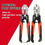 Thumbnail: Heavy-duty 8-inch Multi-purpose Wire Cutters, Labor-saving Bolt Cutters with Ole