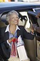 Happy senior, happy passenger