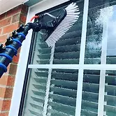 “Window cleaning by MJ Services – professional exterior cleaning for homes and businesses in Bedfordshire.”