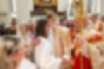For Kira Roark, a new Catholic received into the Church at the Cathedral Basilica of the Immaculate Conception in Denver, faith is both deeply personal and something bigger than herself. Through beauty, a deepening devotion to Mary and a family connection to the Cathedral, she found herself coming home to the Catholic Church last Easter. (Photo by Daniel Petty/Denver Catholic)