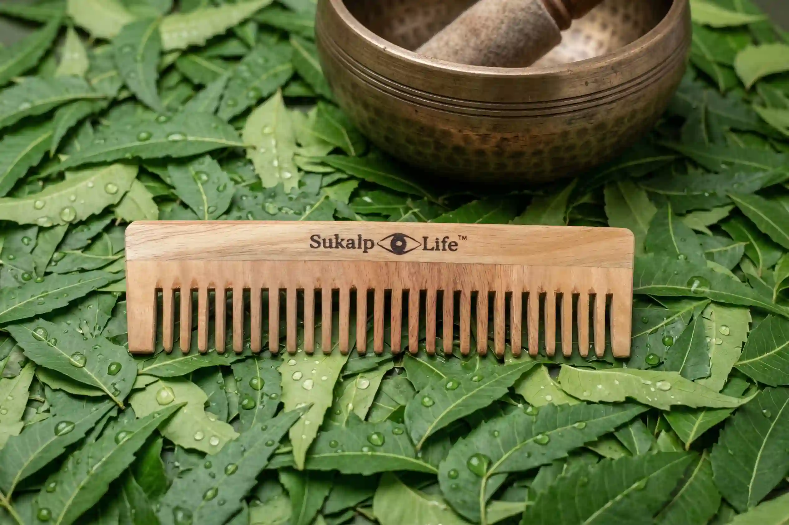 Ayurvedic Neem Wood Comb ' Detangling