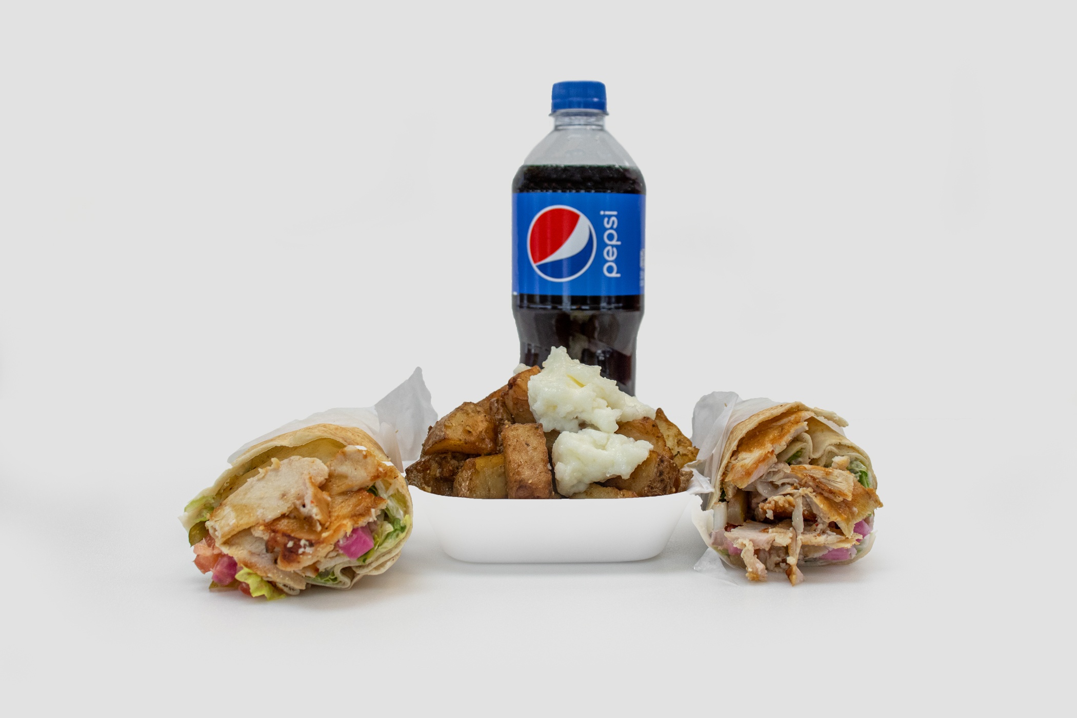 Arranged Food and Objects