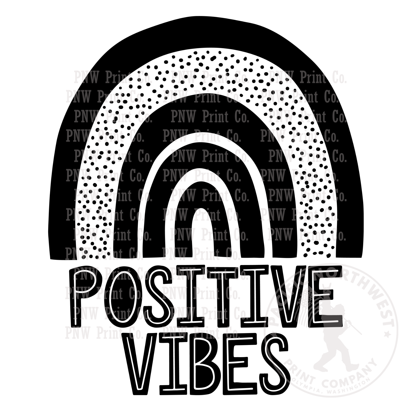 Positive Vibes-DTF Transfer