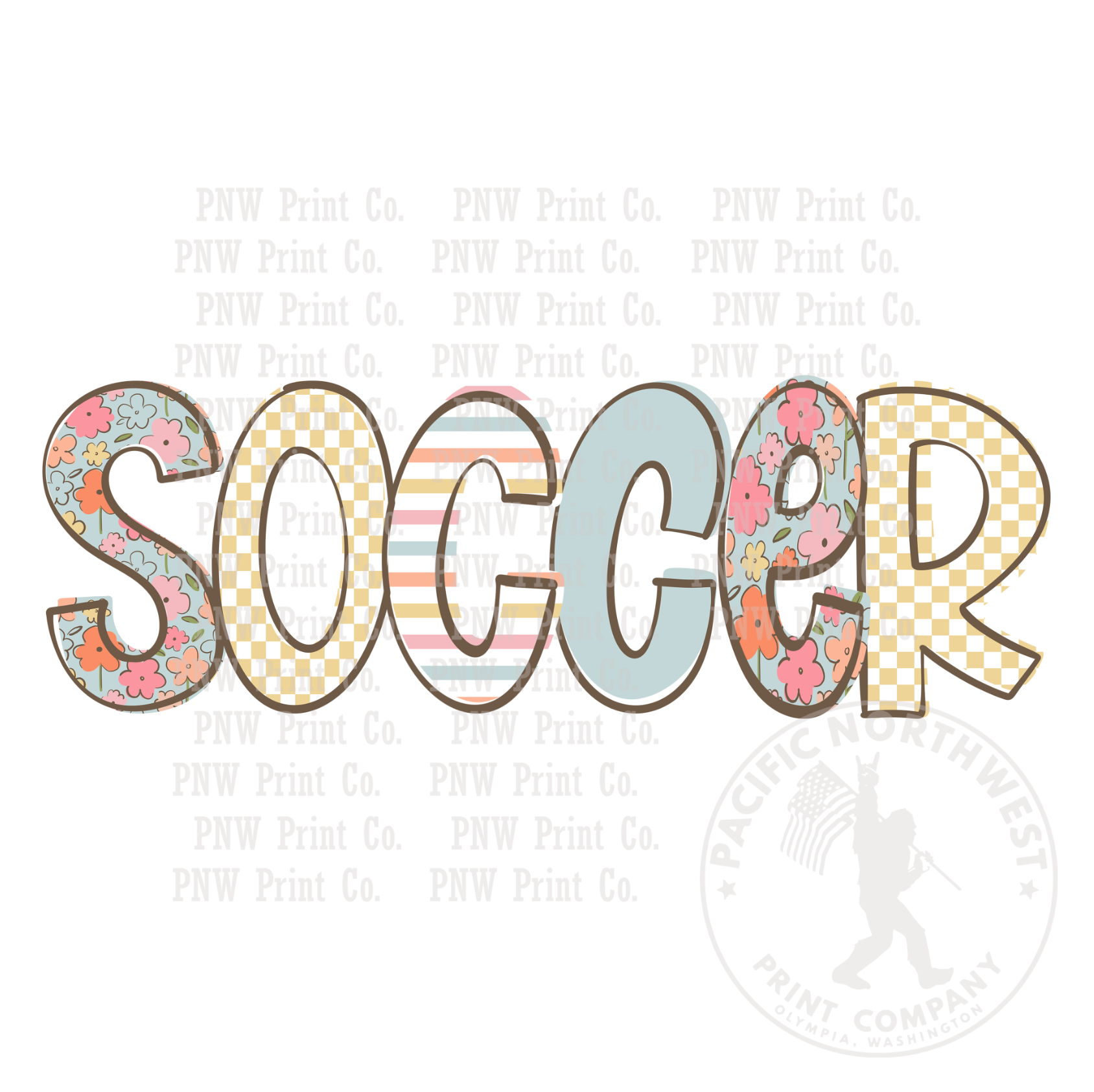 Doodle Loo Soccer 2-DTF Transfer