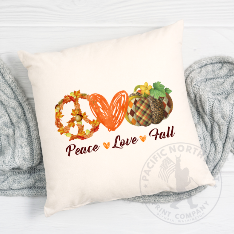 Thumbnail: Peace Love Fall - DTF Transfer