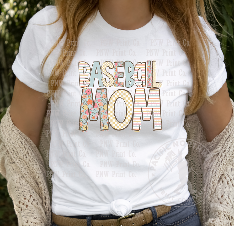 Thumbnail: Doodle Loo Baseball Mom-DTF Transfer