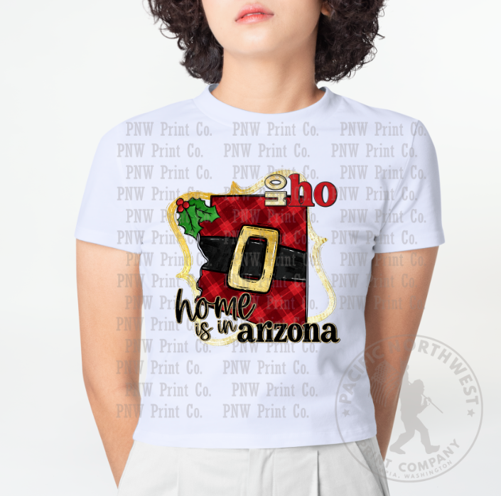 Thumbnail: Ho Ho Home is In ARIZONA - DTF Transfer