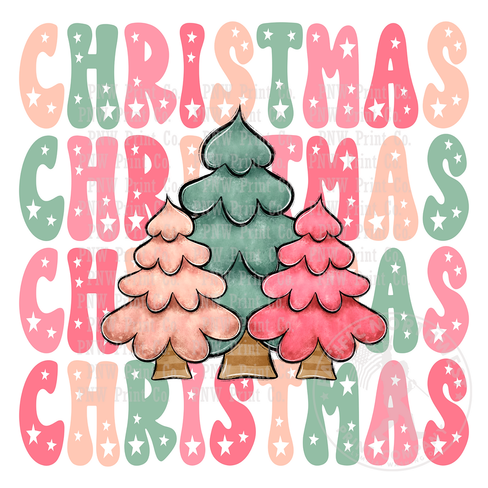 UV DTF Decal Transfer-Christmas x4