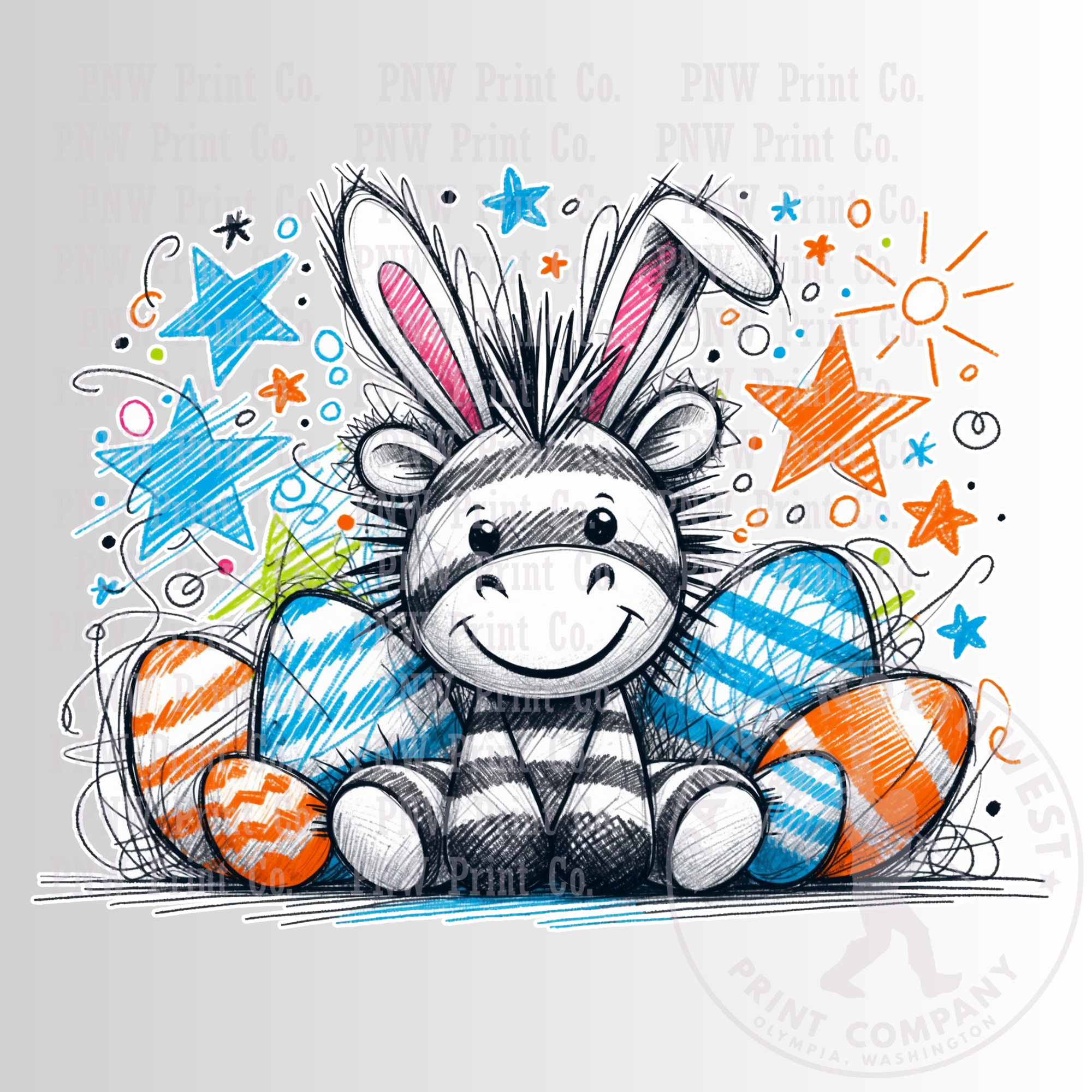 UV DTF Decal Transfer - Easter Boy Design 8
