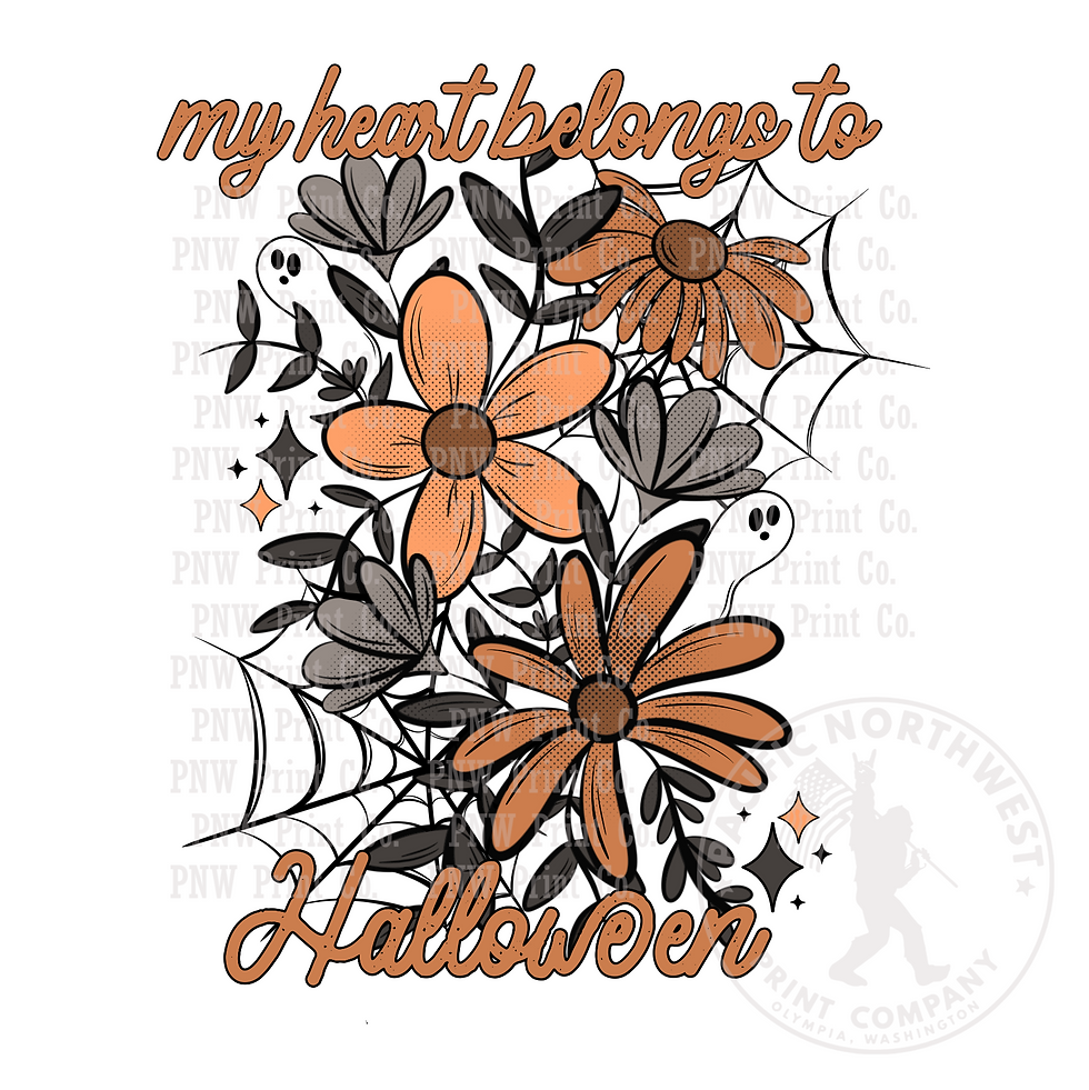 My Heart Belongs To Halloween-DTF Transfer