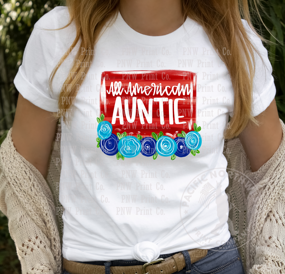 Thumbnail: All American Auntie-DTF Transfer