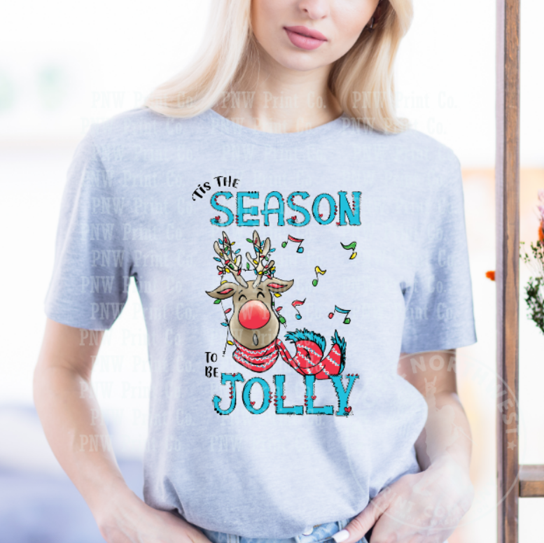 Thumbnail: SS Tis' the Season to Be Jolly - DTF Transfer