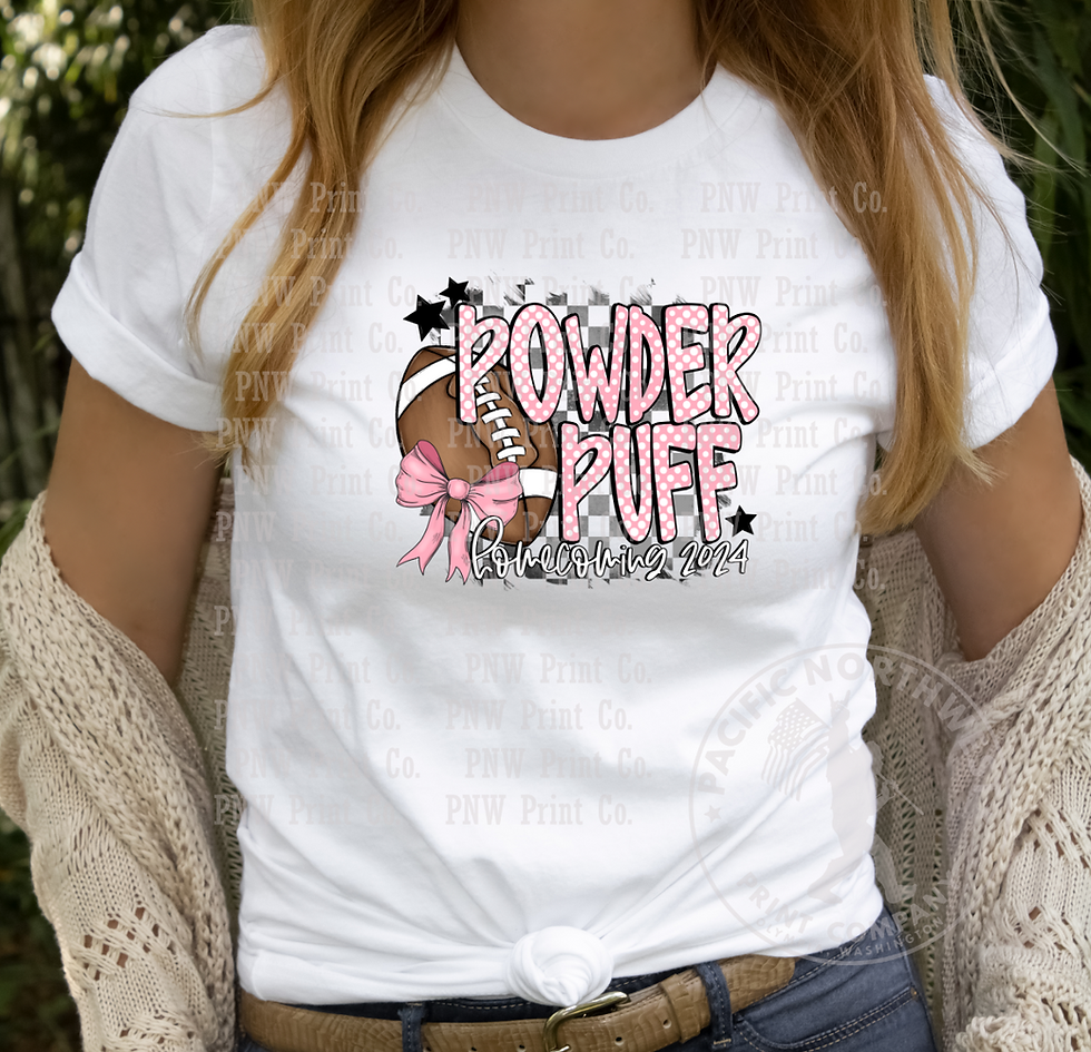 Thumbnail: Powder Puff Homecoming 2024-DTF Transfer