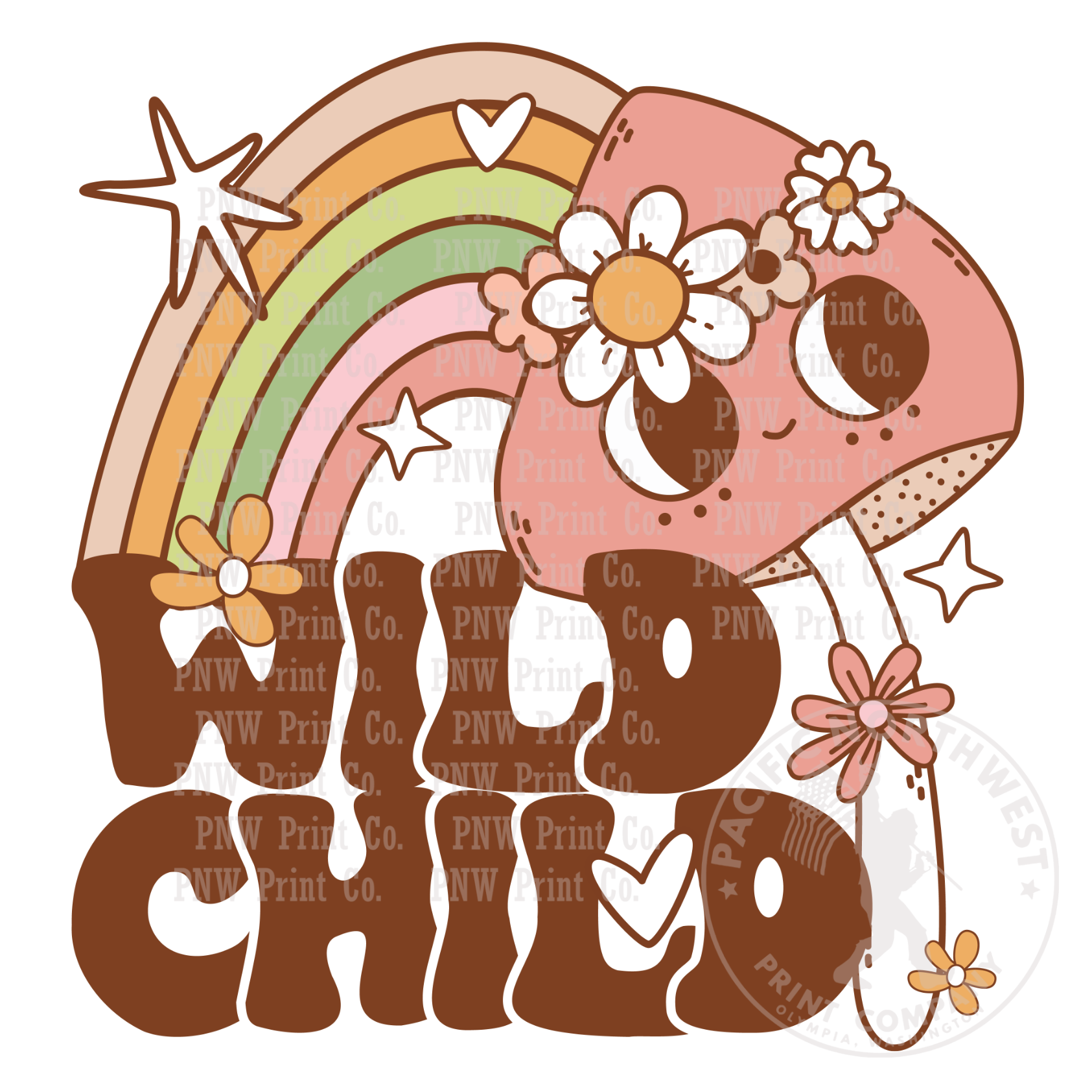 UV DTF Decal Transfer - Wild Child