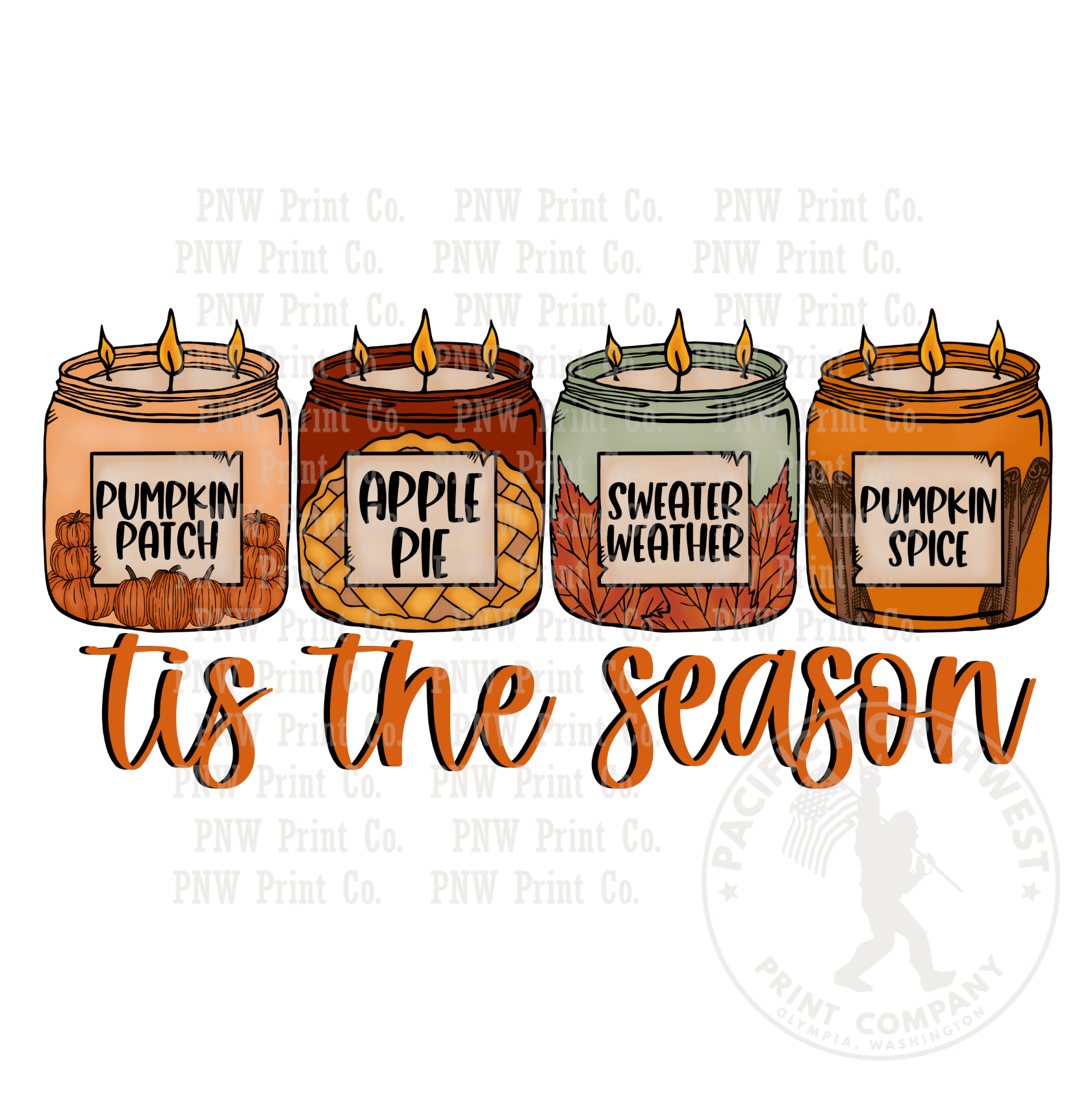 UV DTF Decal Transfer - Tis The Season