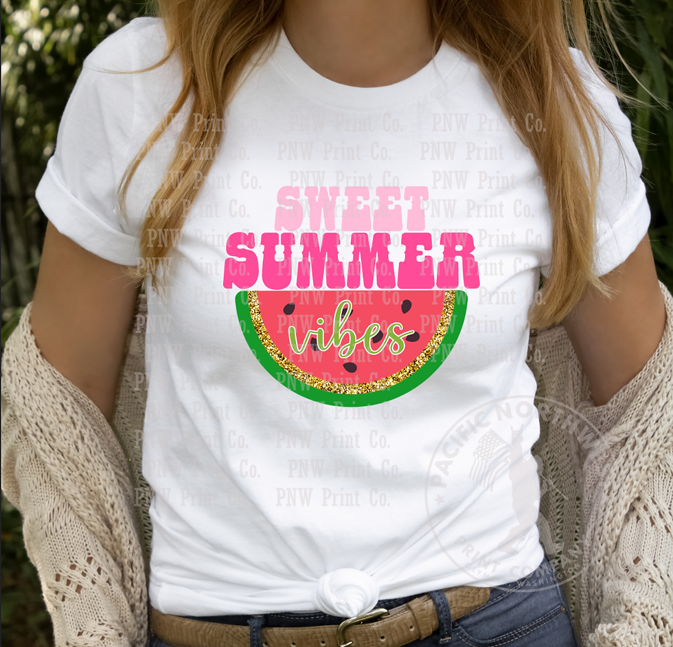 Thumbnail: Sweet Summer Vibes Watermelon-DTF Transfer