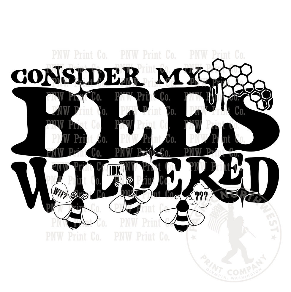 Consider My Bees Wildered-DTF Transfer