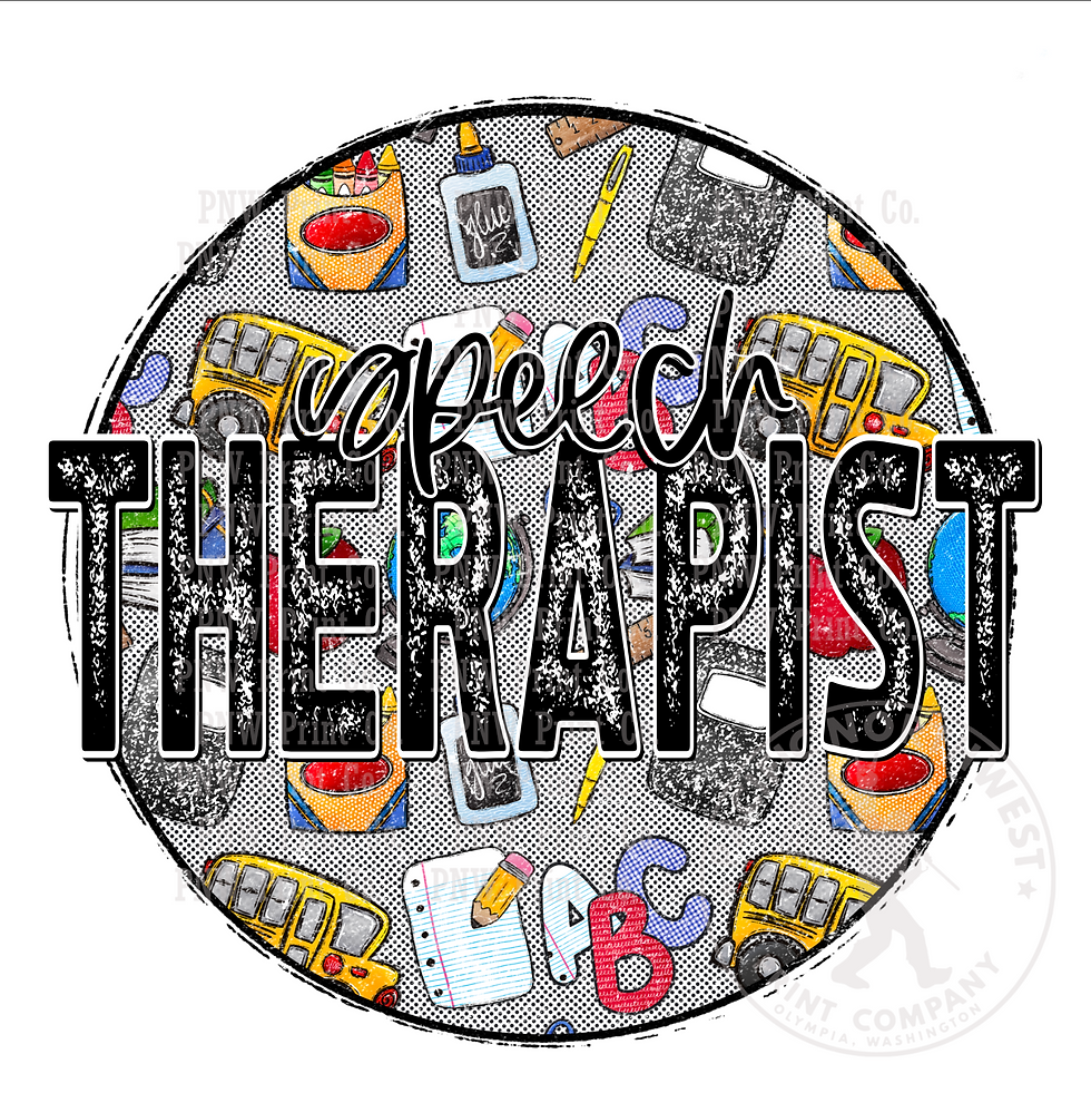 Speech Therapist-DTF Transfer