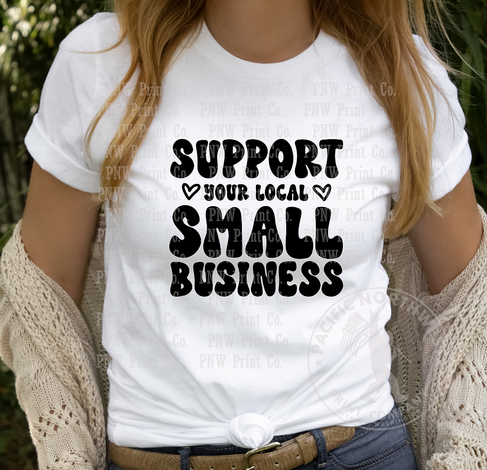 Thumbnail: Support Your Local Small Business-DTF Transfer