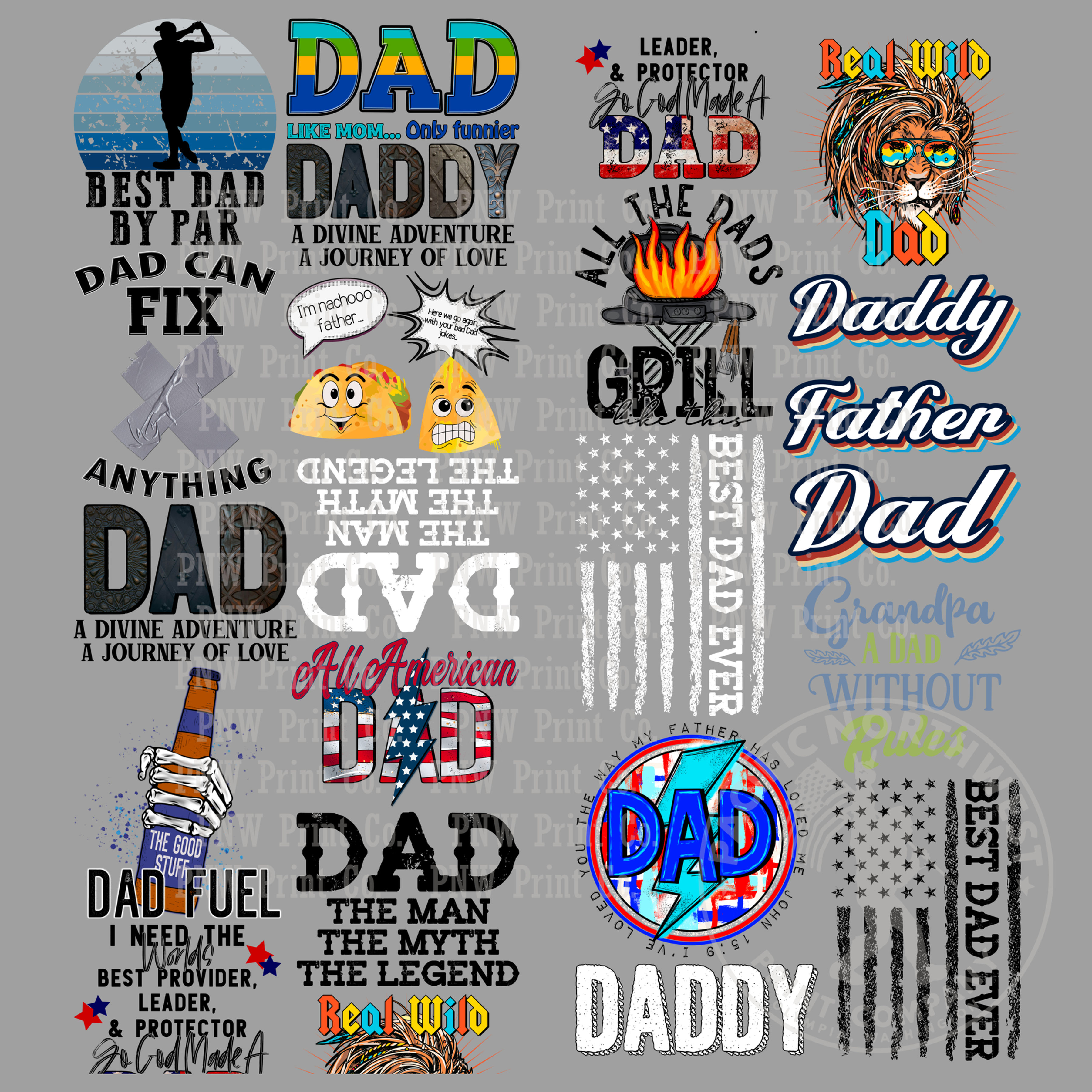Pre-Made Gang Sheet: Father 1