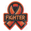 Thumbnail: UV DTF Decal Transfer -Orange Fighter Ribbon Faux Embroidery