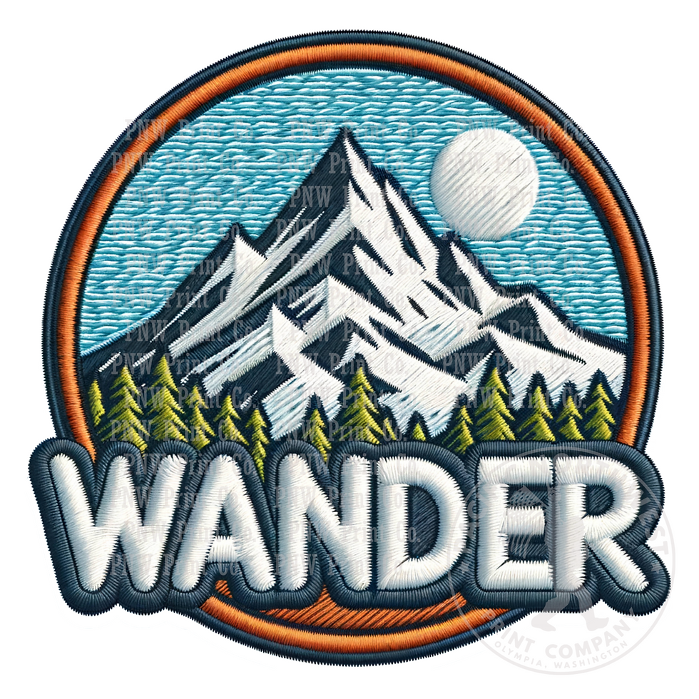 UV DTF Decal Transfer-Wander Mountain