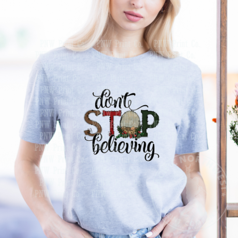Thumbnail: SS Don't Stop Believing - DTF Transfer