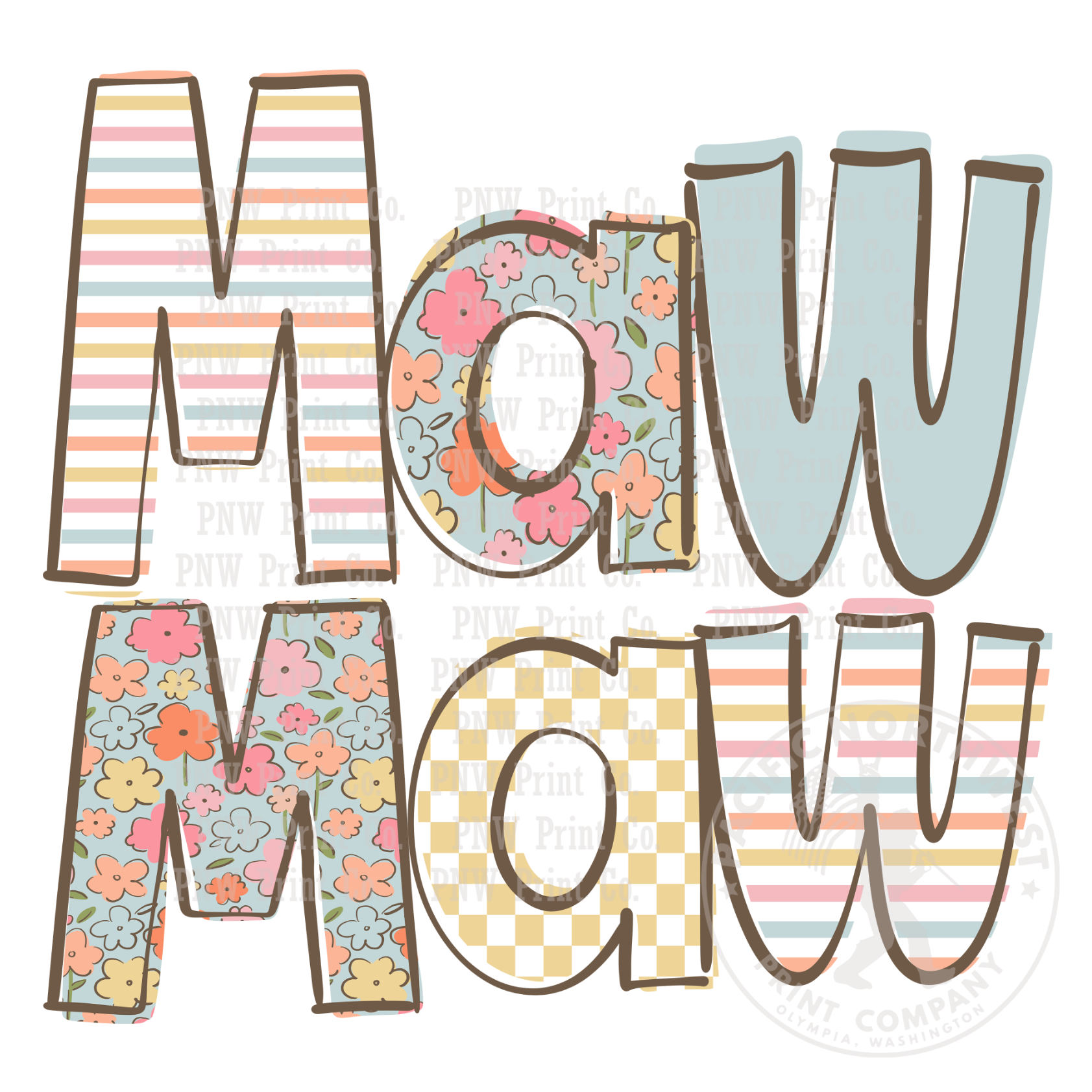 Doodle Loo Mawmaw-DTF Transfer