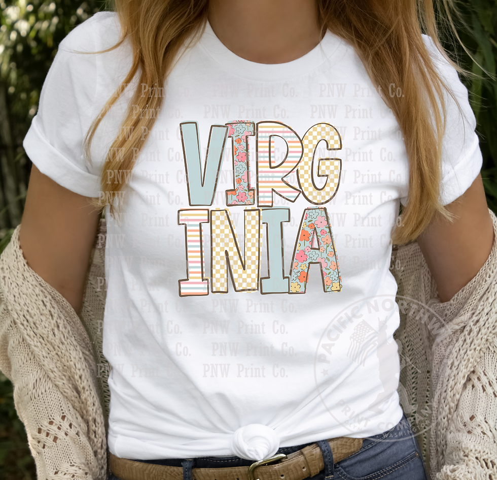 Thumbnail: Doodle Loo Virginia-DTF Transfer