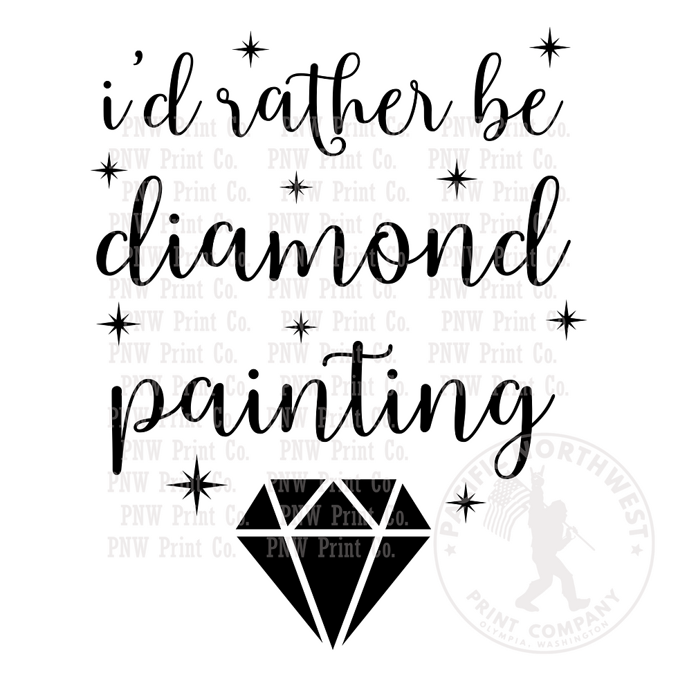 I'd Rather Be Diamond Painting-DTF Transfer