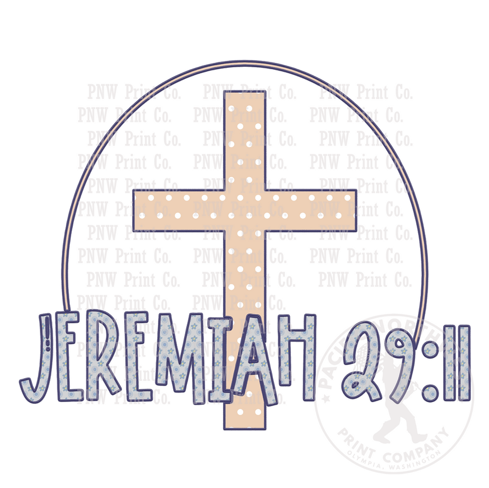 For I Know The Plans I Have For You-DTF Transfer